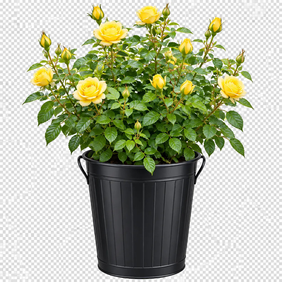 5L Rose Anniversary Wishes Yellow Rose Bush - Beautiful Flowering Garden Plant Plants By Post
