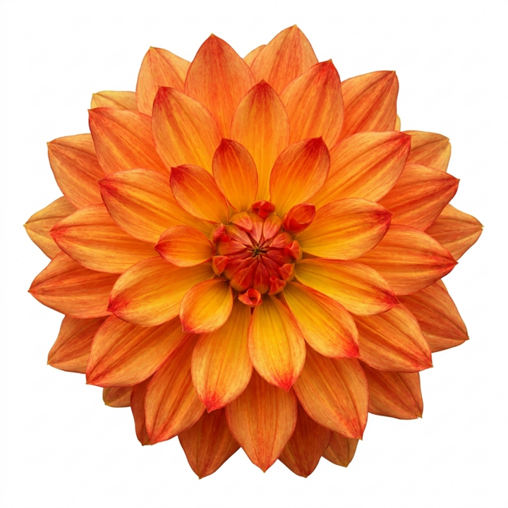 Dahlia Maggiore Fun Fire 3L  Orange & Yellow Dahlia
