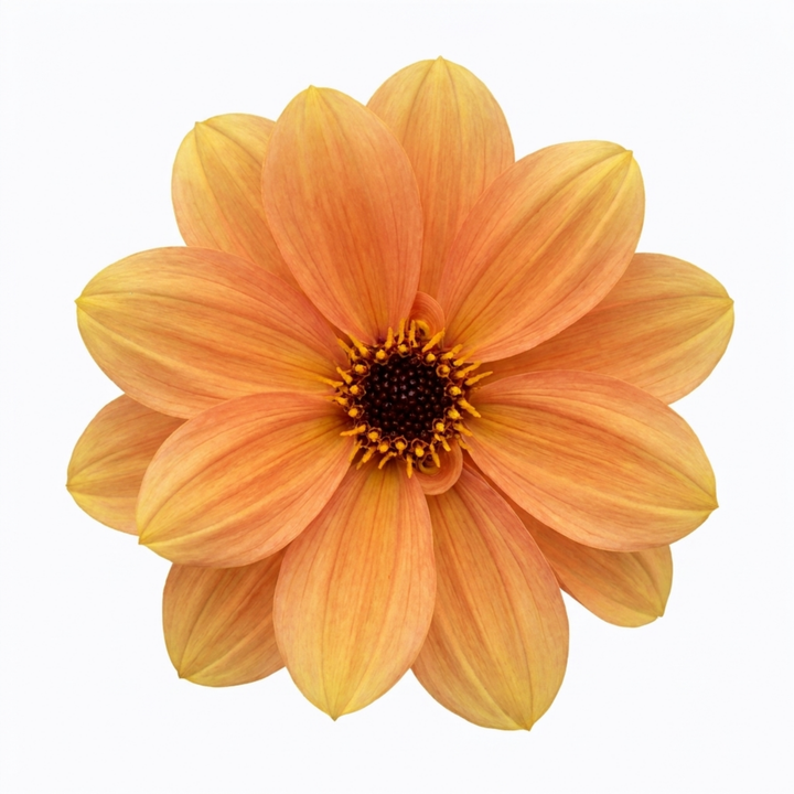Dahlia Dahlegria Sunrise 3L Peach & Apricot Dahlia