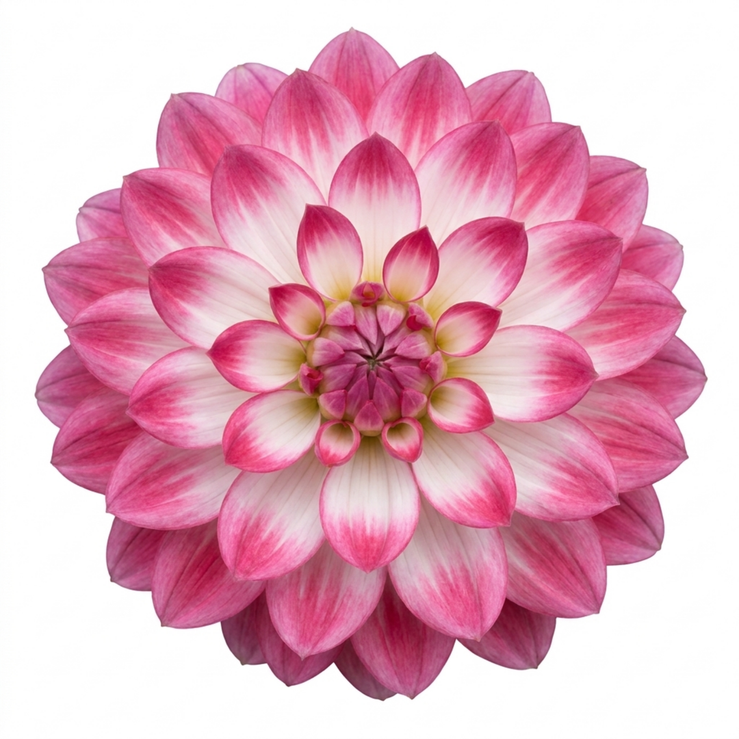 Dahlia Maggiore Fun Rose Bicolour 3L  Pink & White Dahlia