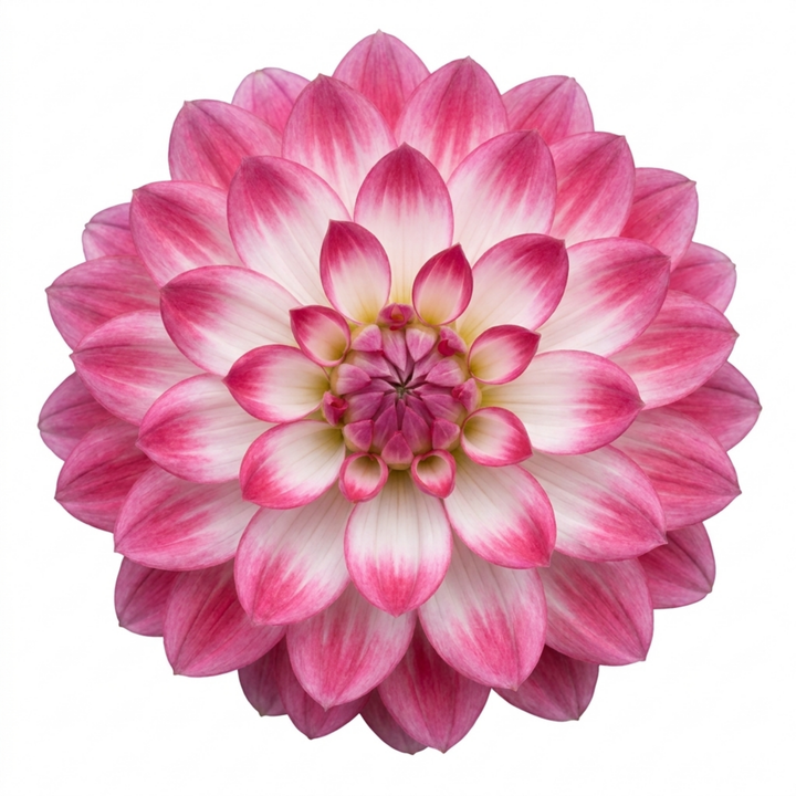 Dahlia Maggiore Fun Rose Bicolour 3L  Pink & White Dahlia