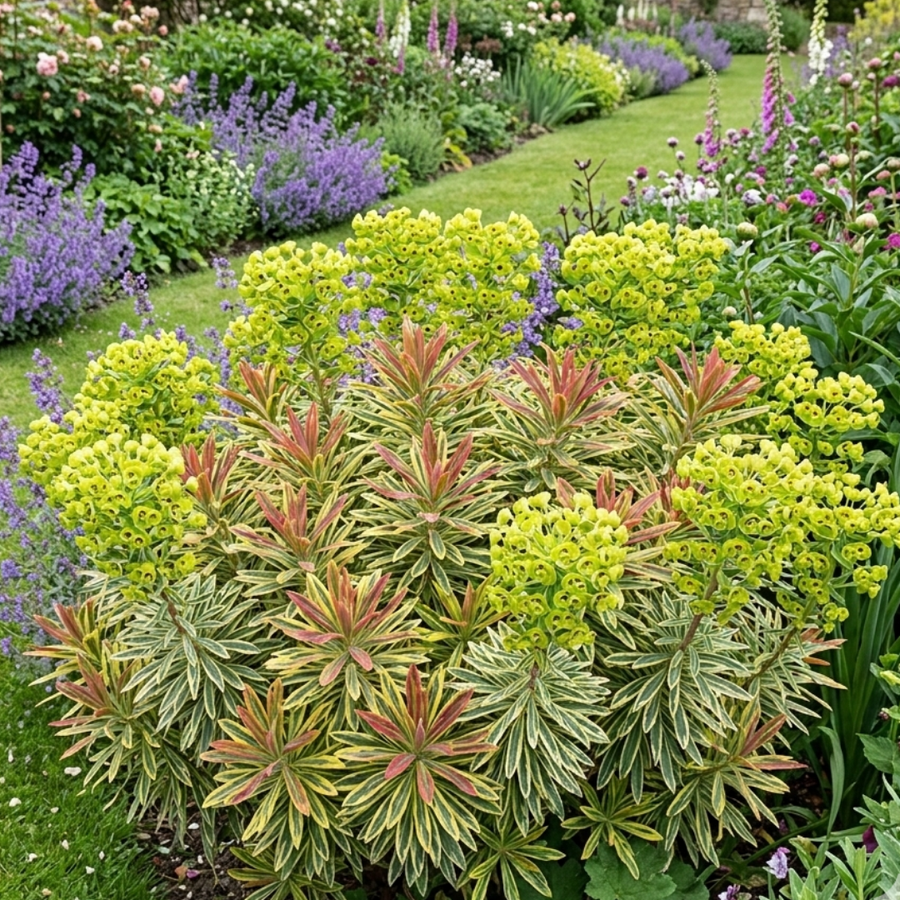 Euphorbia Ascot Rainbow The Rose Press Garden