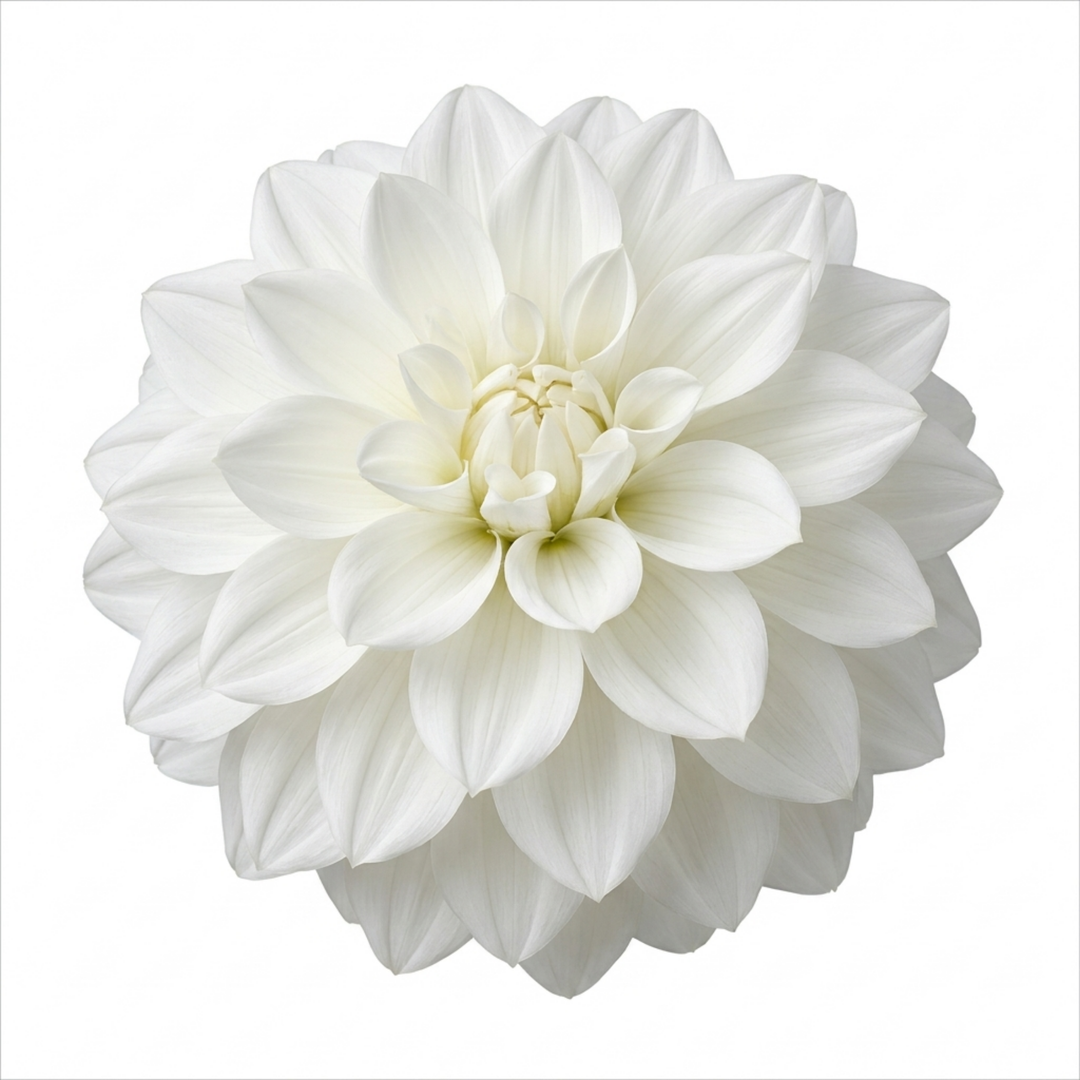 Dahlia Maggiore White 3L Pure White Dahlia