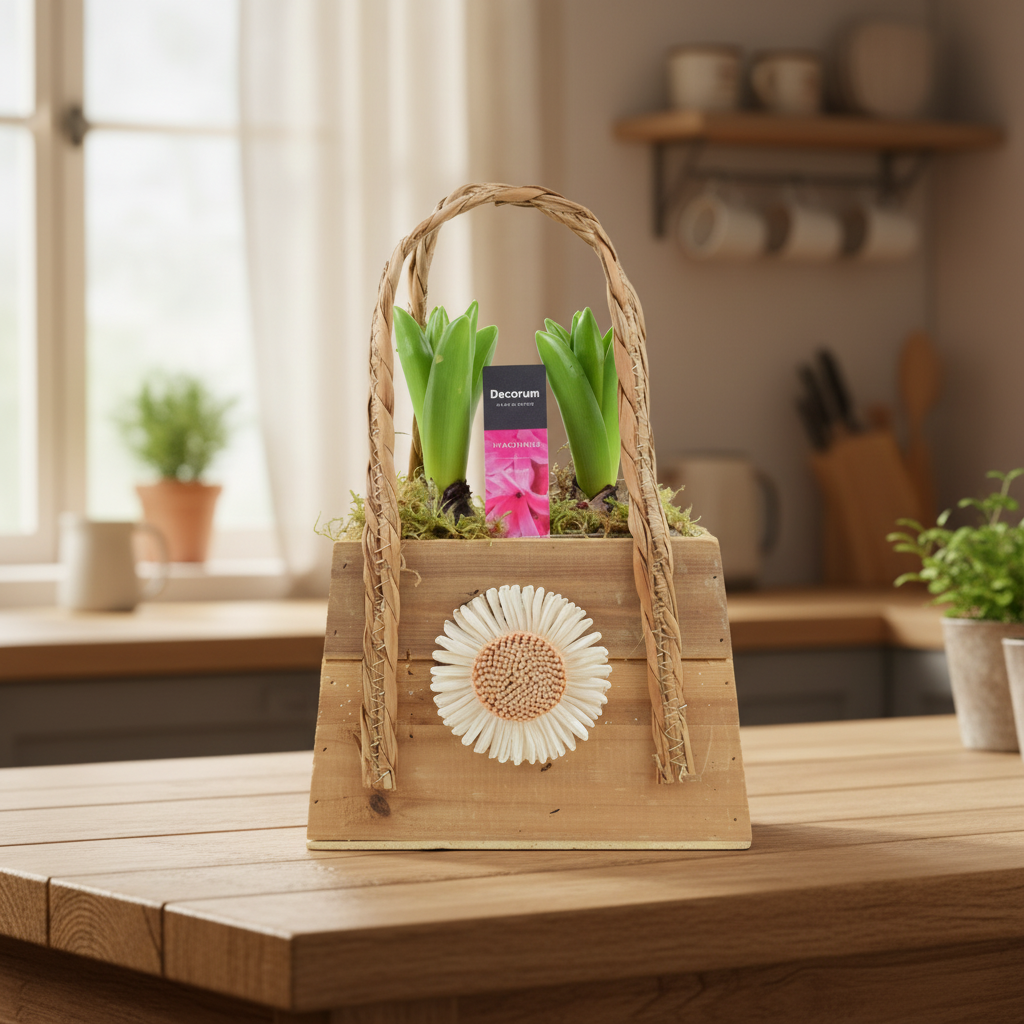 Spring Scented Hyacinth Handbag Planter Plants By Post