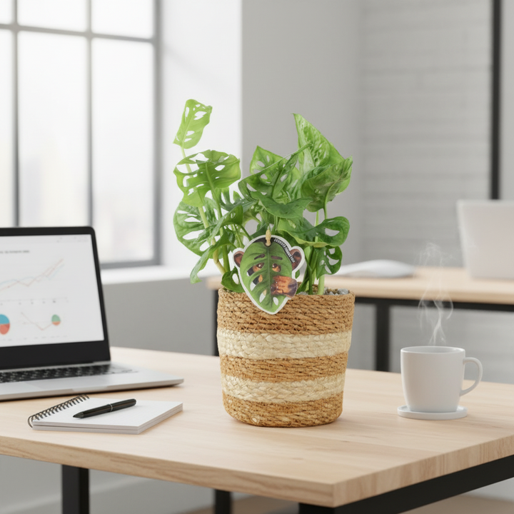 Monstera Monkey Cheese Plant - Swiss Cheese Plant Tropical Houseplant Plants By Post