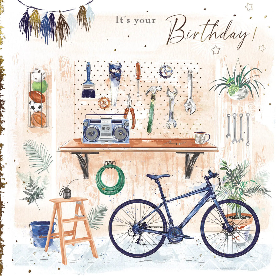 Birthday Greetings Card Shed Design