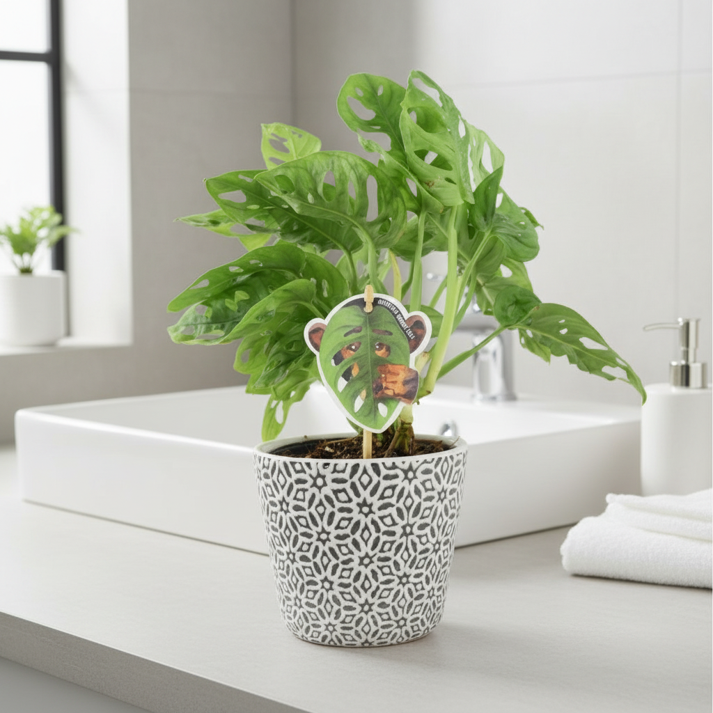 Monstera Monkey Cheese Plant - Swiss Cheese Plant Tropical Houseplant Plants By Post