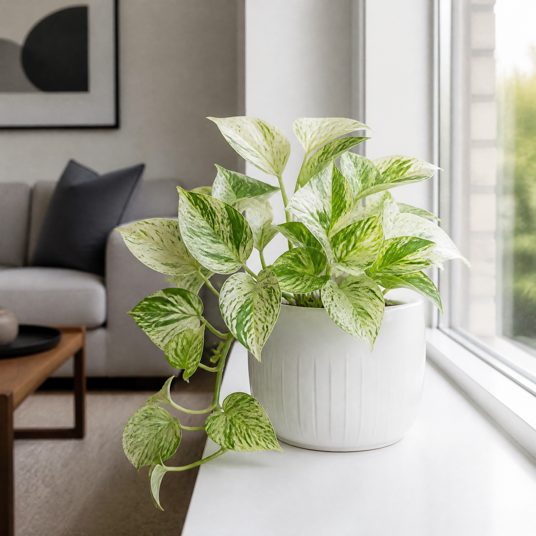 Epipremnum Marble Queen Pothos 12cm Pot Plants By Post