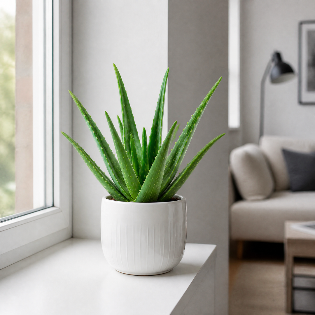 Aloe Vera Plant 12cm Pot for Indoors - Medicinal Houseplant Plants By Post
