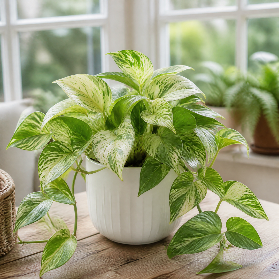 Epipremnum Marble Queen Pothos 12cm Pot Plants By Post