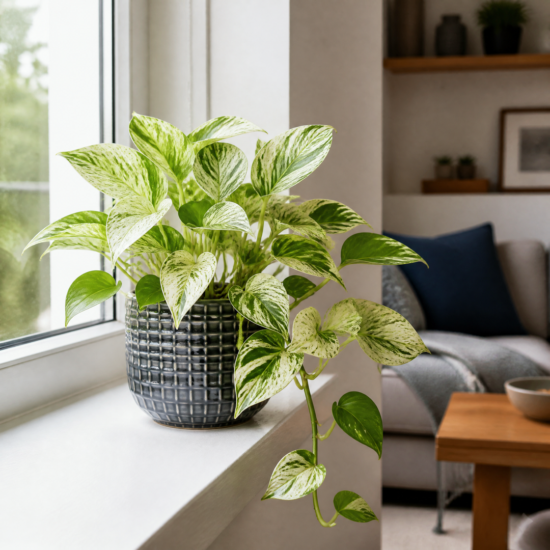 Epipremnum Marble Queen Pothos 12cm Pot Plants By Post