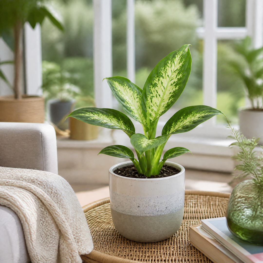 Dieffenbachia Compacta Dumb Cane 12cm Pot Plants By Post