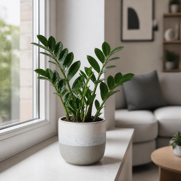 Zamioculcas Zamiifolia ZZ Plant 12cm Pot – Easy Care Indoor Houseplant Plants By Post