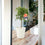 Metal Cream Vertical Line