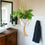 Hanging Ceramic White Macrame