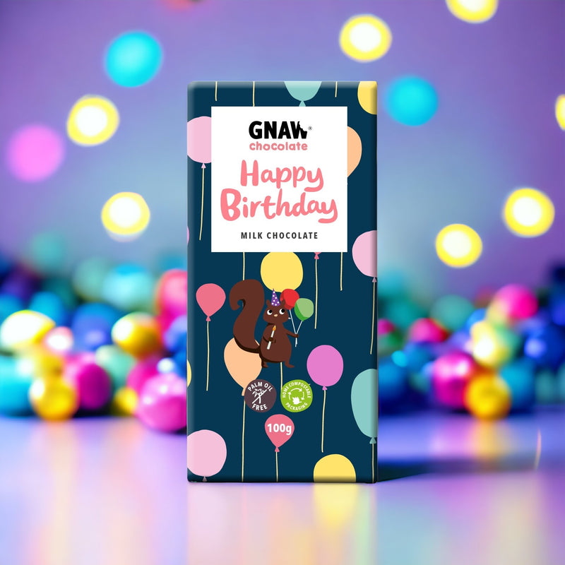 Happy Birthday Milk Chocolate Bar