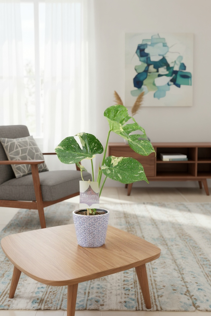 Monstera Thai Constellation – A Rare & Highly Sought-After Variegated Houseplant Plants By Post