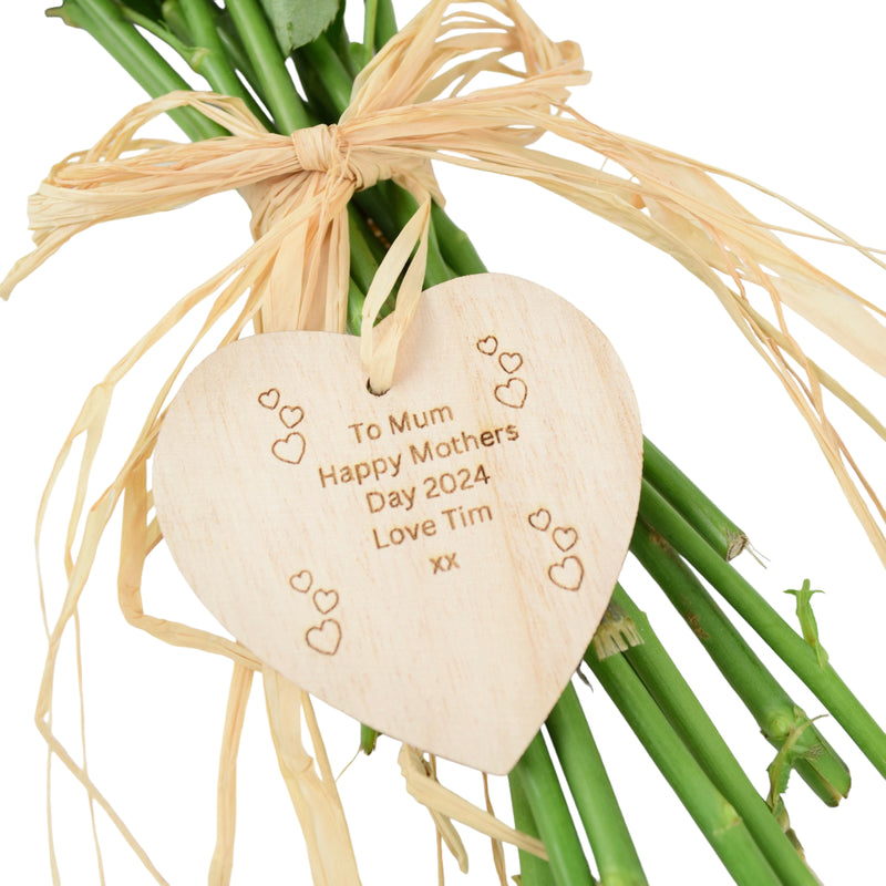 Personalised Wooden Heart