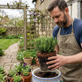 Hebe 'Sutherlandii' Compact Evergreen Garden Plant  2L Pot The Rose Press Garden
