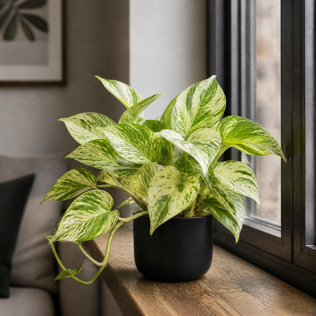 Epipremnum Marble Queen Pothos 12cm Pot Plants By Post