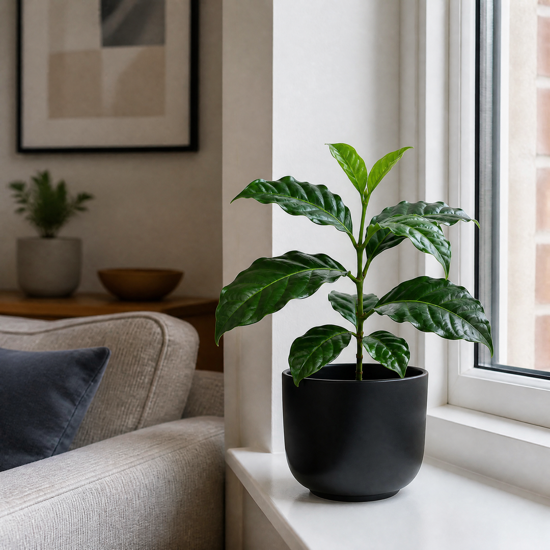 Coffee Arabica – Indoor Coffee Plant for Home & Office (12cm Pot) Plants By Post