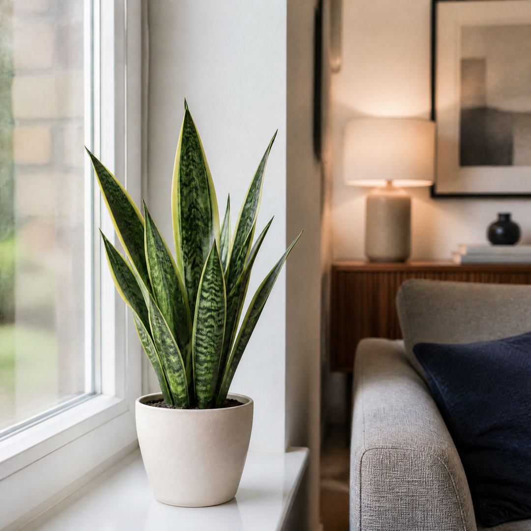 Sansevieria Superba in 12cm Pot | Air-Purifying Snake Plant for Low Light Spaces Plants By Post