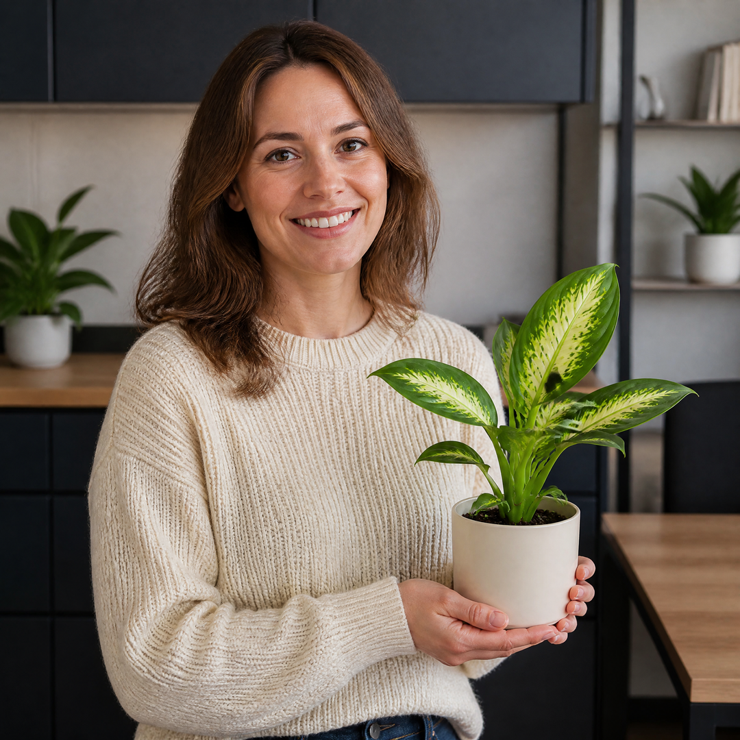 Dieffenbachia Compacta Dumb Cane 12cm Pot Plants By Post