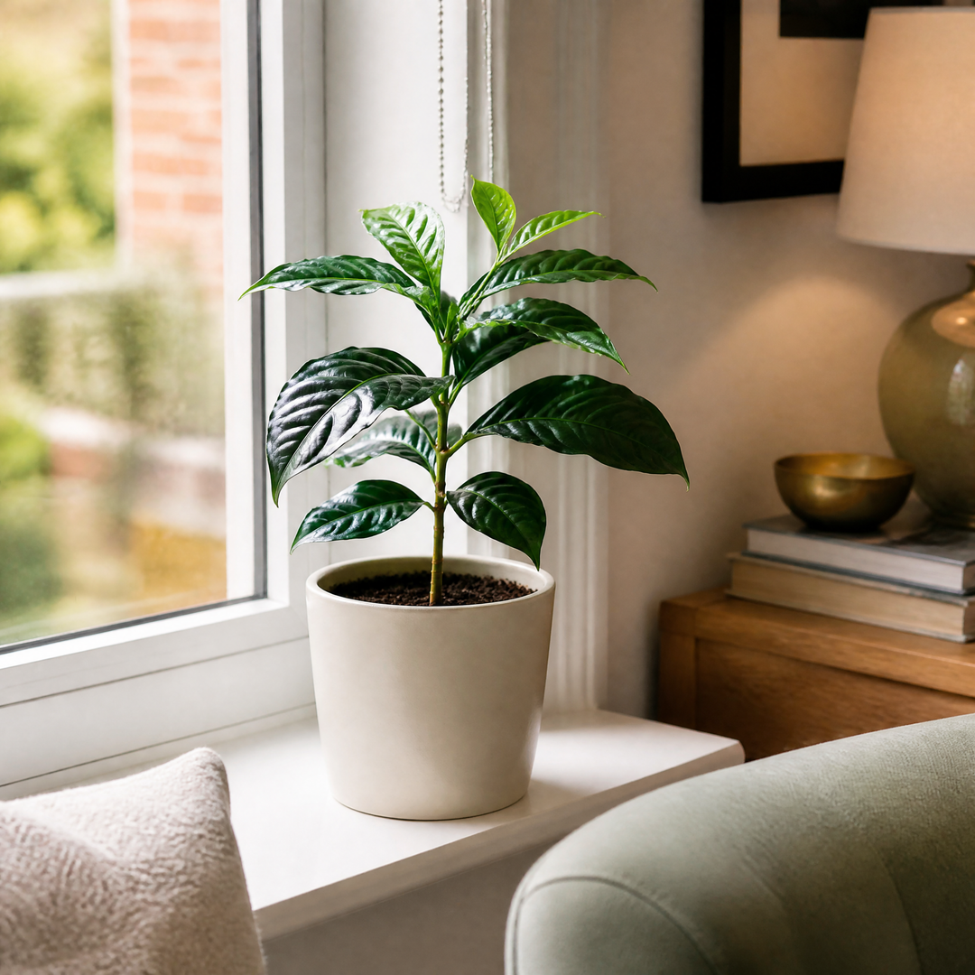 Coffee Arabica – Indoor Coffee Plant for Home & Office (12cm Pot) Plants By Post