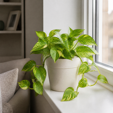 Epipremnum Aureum – Golden Pothos Devil’s Ivy Houseplant in 12cm Pot Plants By Post UK