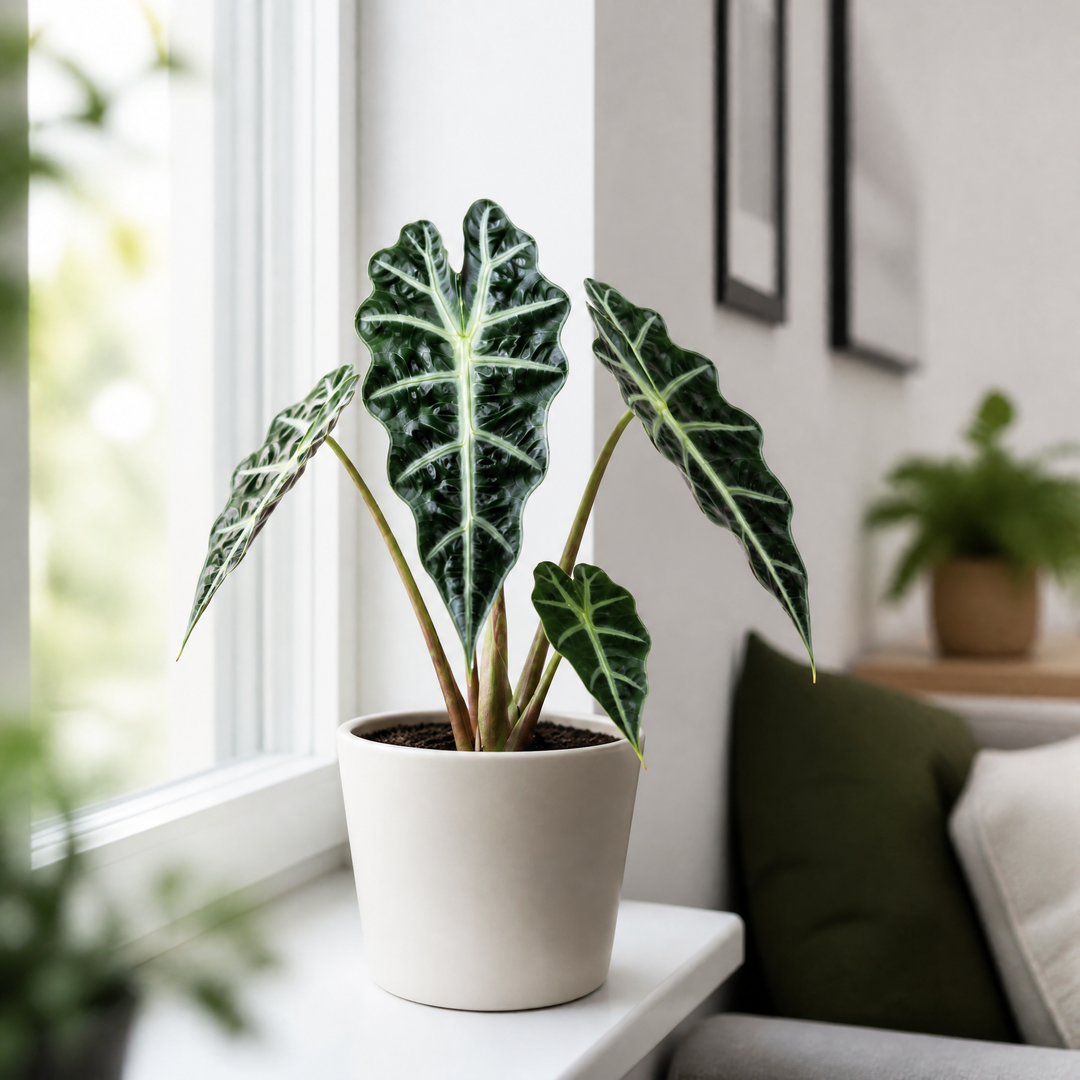 Alocasia Polly Elephant Ear 12cm Pot Plants By Post