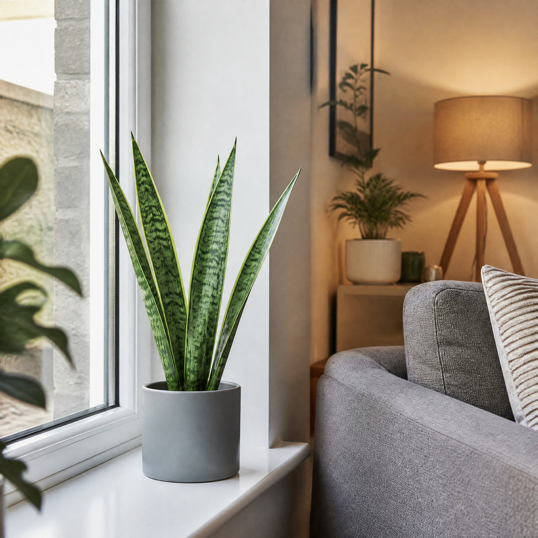 Sansevieria Superba in 12cm Pot | Air-Purifying Snake Plant for Low Light Spaces Plants By Post