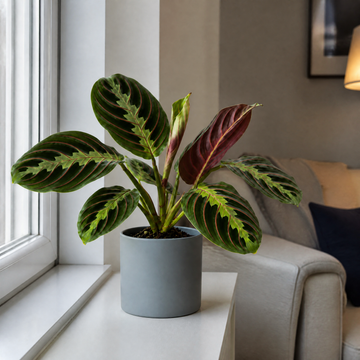 Maranta Leuconeura Prayer Plant 12cm - Beautiful Tricolour Indoor Foliage Plants By Post