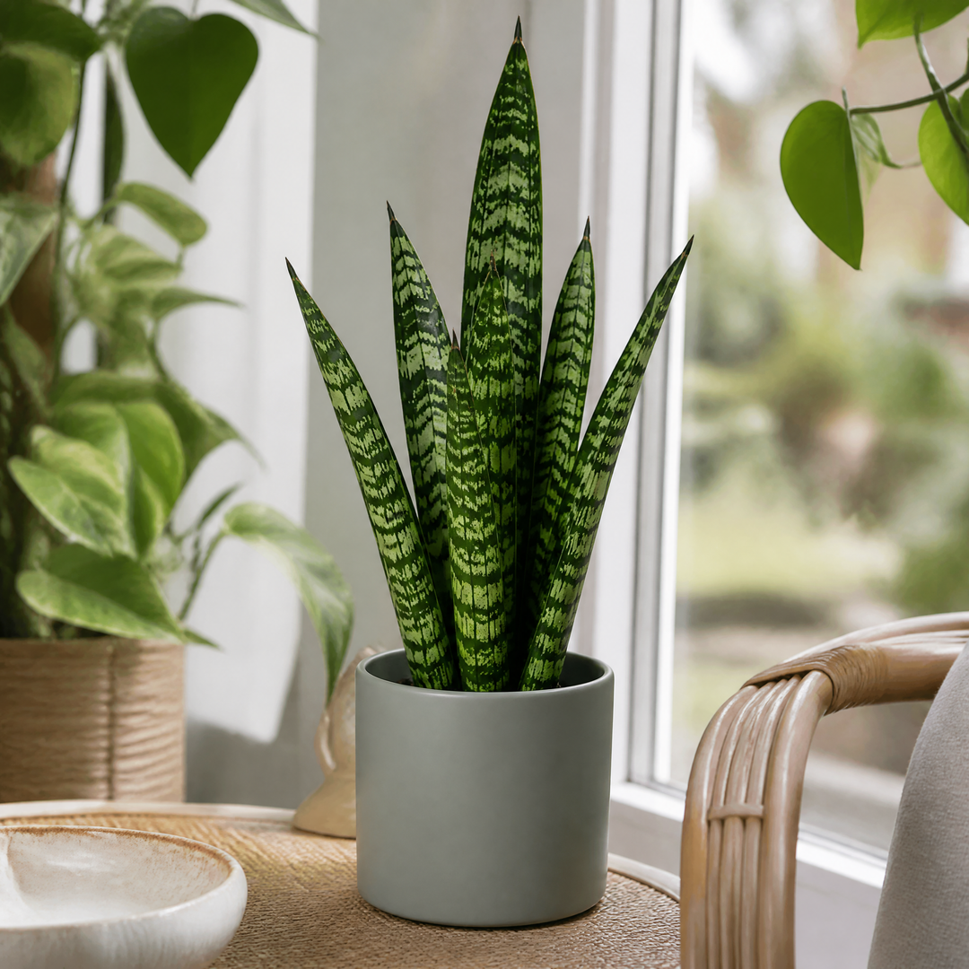 Sansevieria Superba in 12cm Pot | Air-Purifying Snake Plant for Low Light Spaces Plants By Post