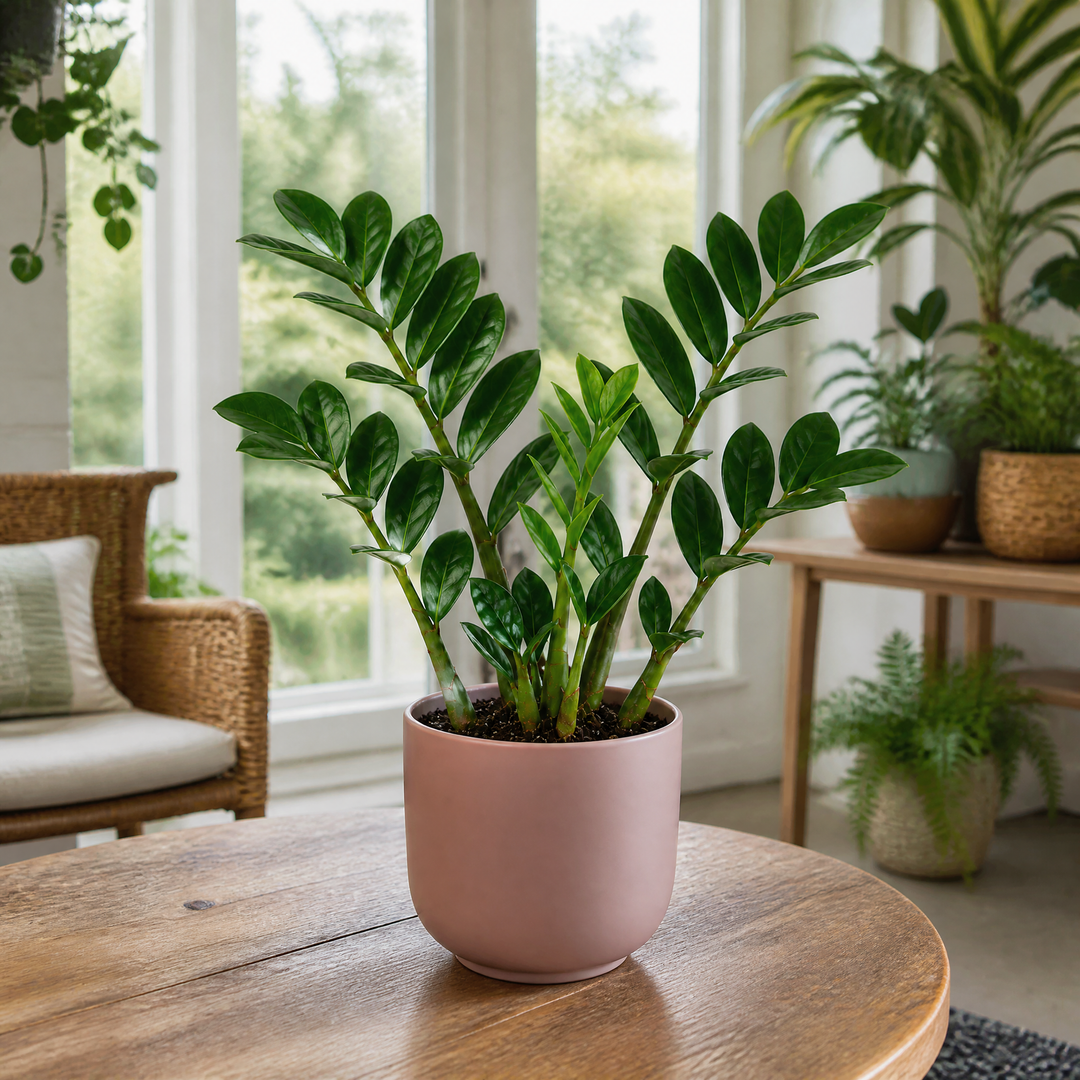 Zamioculcas Zamiifolia ZZ Plant 12cm Pot – Easy Care Indoor Houseplant Plants By Post
