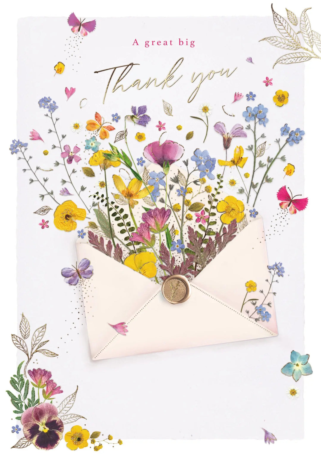 Thank You Greetings Card Plants By Post