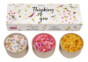 Thinking Of You Candles Trio Set Plants By Post
