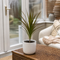 Glossy White Ceramic Pot