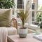 Grey Stoneware Pot
