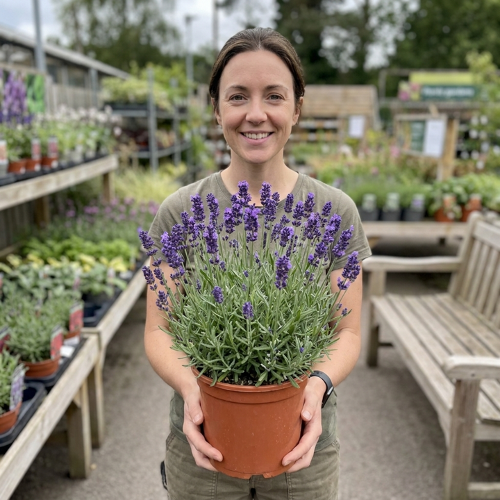 Lavender Hidcote Blue English Lavender Plant 5L Pot