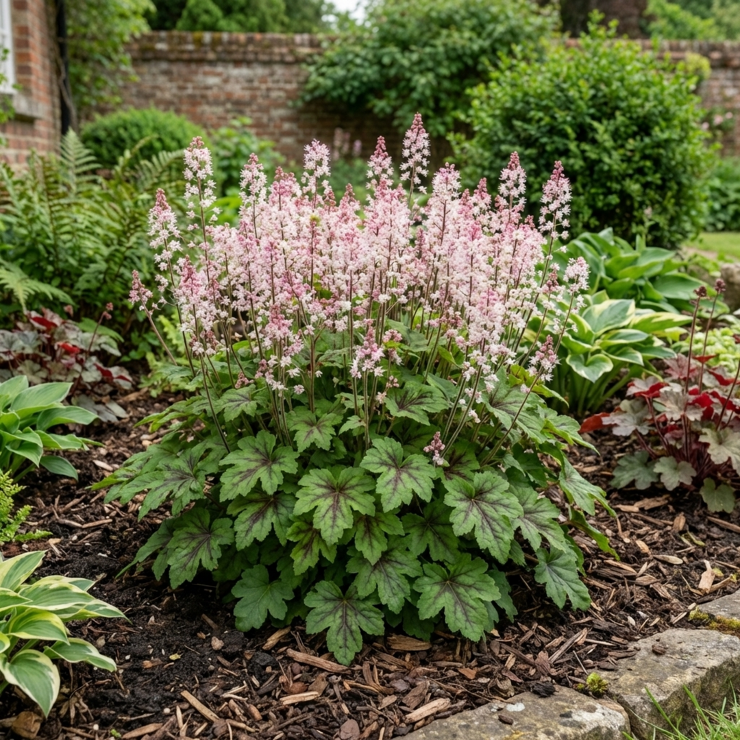 Tiarella Pink Skyrocket - 2L Pot The Rose Press Garden