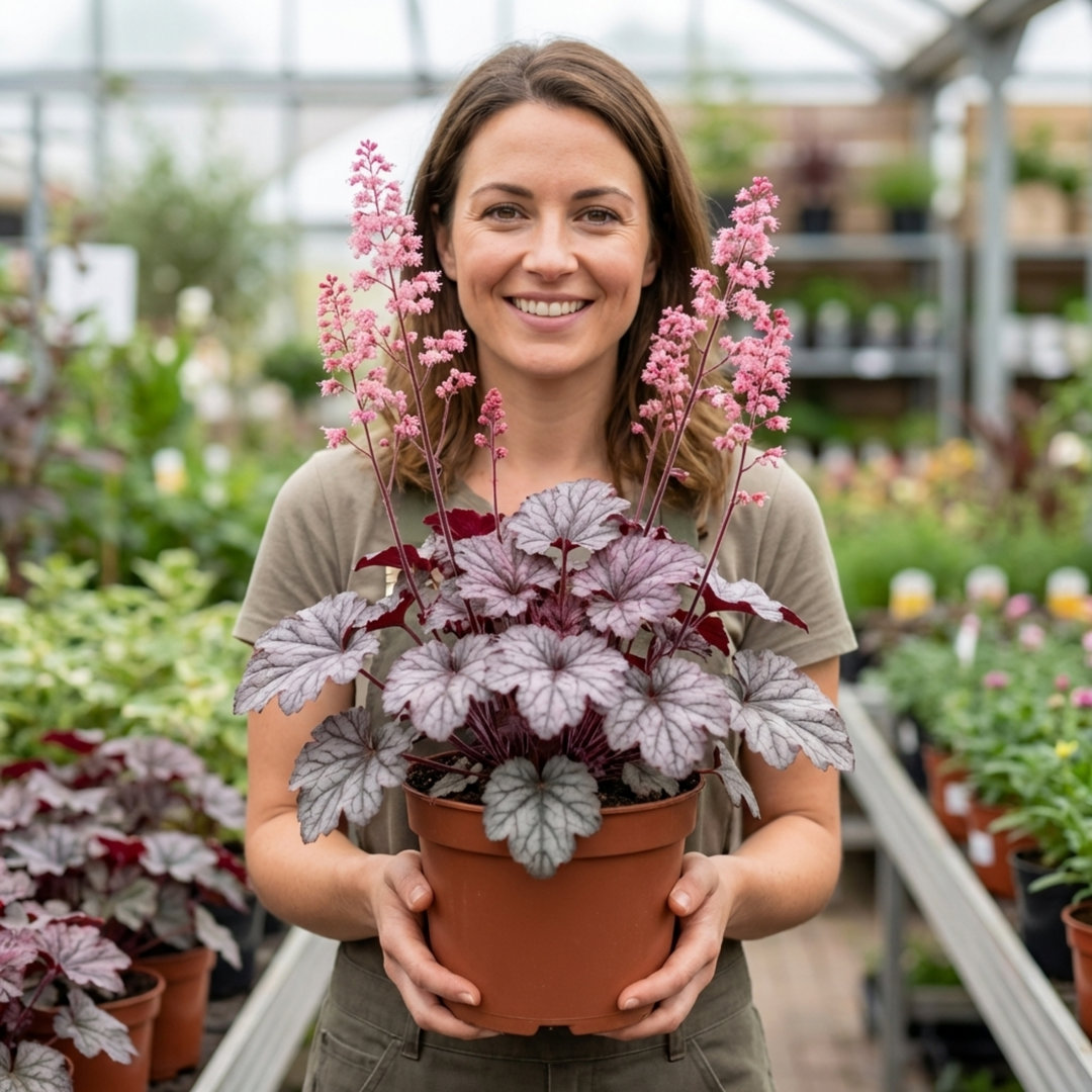 Heuchera Pink Fizz - 2L Pot The Rose Press Garden