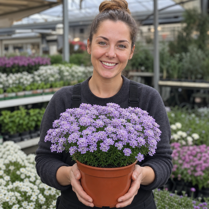 1 Iberis Mermaid Lavender Candytuft Plant, Evergreen Perennial Ground Cover, 2 Litre Root Ball The Rose Press Garden