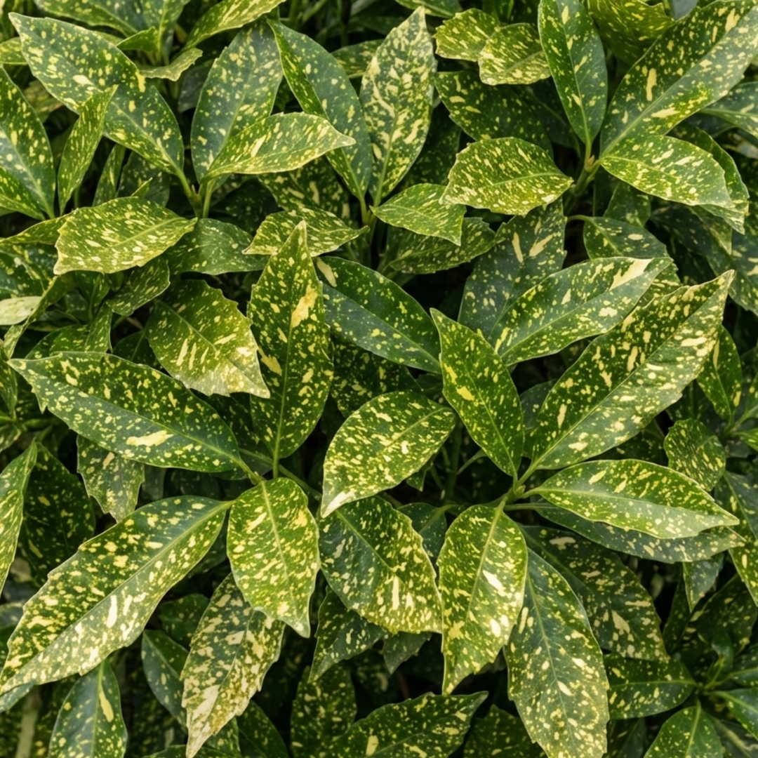 Aucuba Japonica Variegata Spotted Laurel The Rose Press Garden