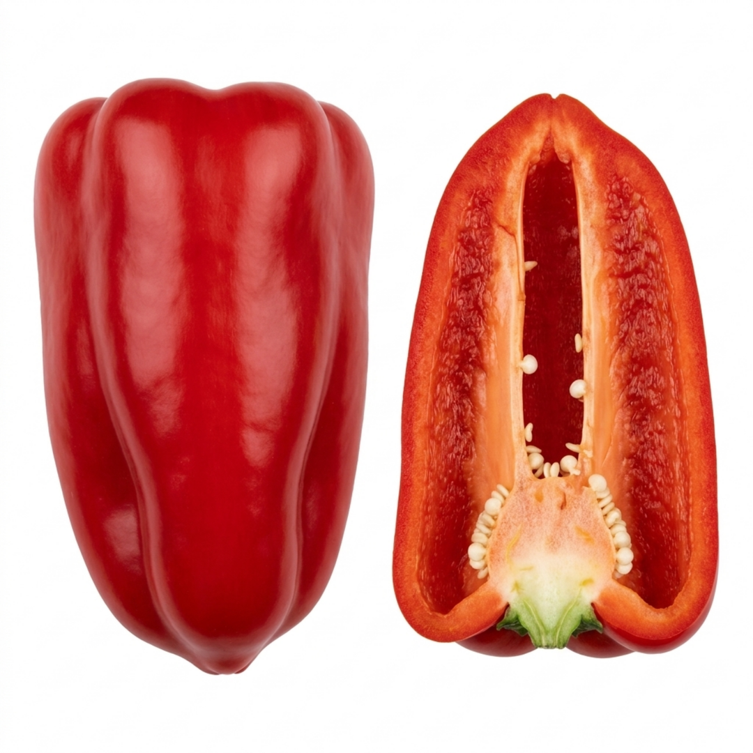 1 Sweet Pepper Thor Live Plant, Outdoor Garden Ready, Grow Your Own Vegetables, 2Ltr Root Ball The Rose Press Garden