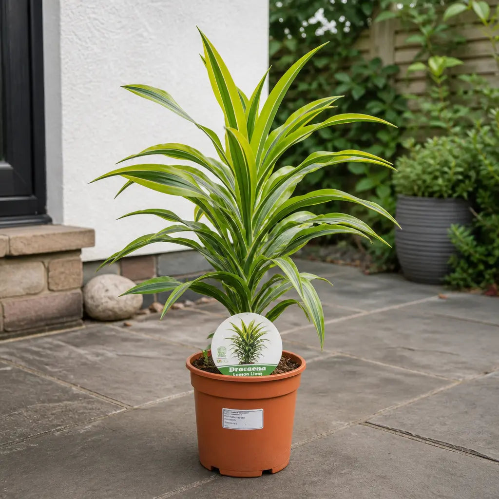 Dracaena Lemon Lime Dragon Tree 17cm Pot – Easy Care Indoor Houseplant Plants By Post