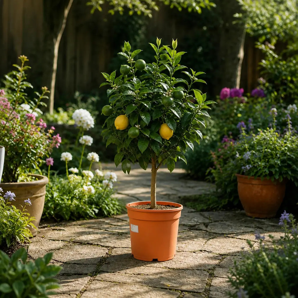 5L Meyer Lemon Tree 80/90cm Indoor & Outdoor Citrus Tree in Pot Plants By Post