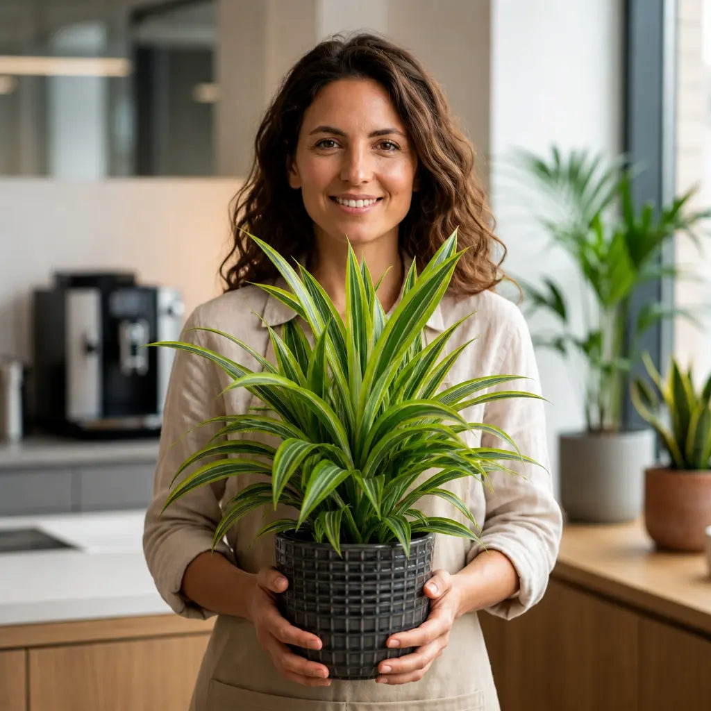 Dracaena Lemon Lime Dragon Tree – Vibrant Variegated Green and Yellow Indoor Houseplant Plants By Post