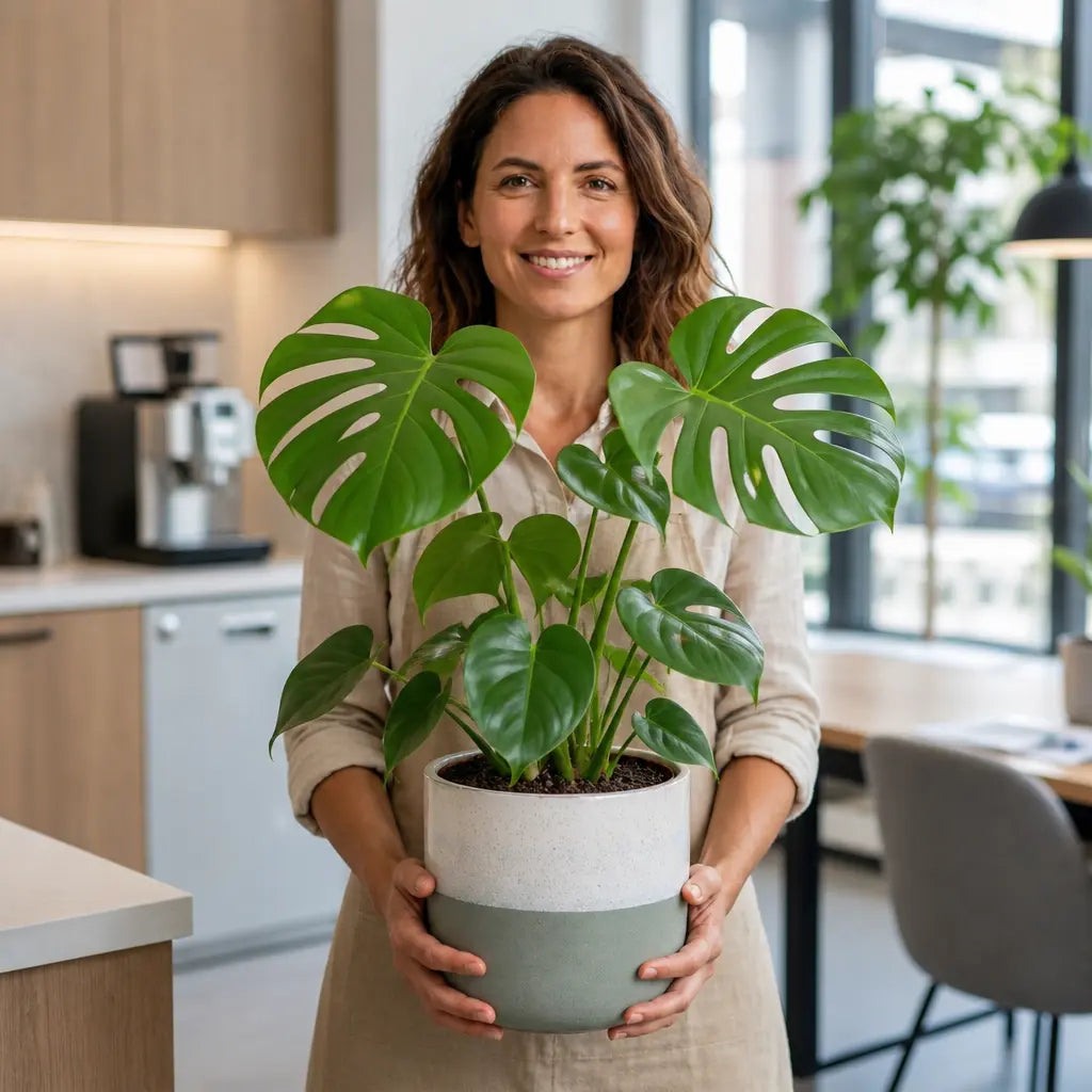 Monstera Deliciosa Cheese Plant 5L – Tropical Indoor Houseplant Plants By Post