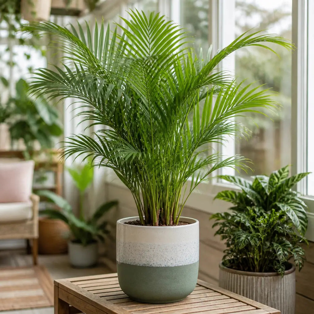 Dypsis Lutescens Areca Palm – Elegant Feathery Green Tropical Indoor Houseplant Plants By Post