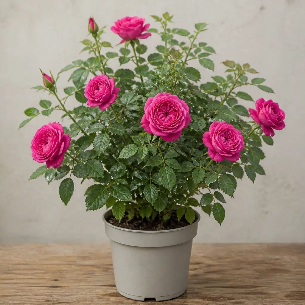 5L Rose Let's Celebrate Dark Pink Rose Bush | Beautiful Flowering Garden Plant Plants By Post